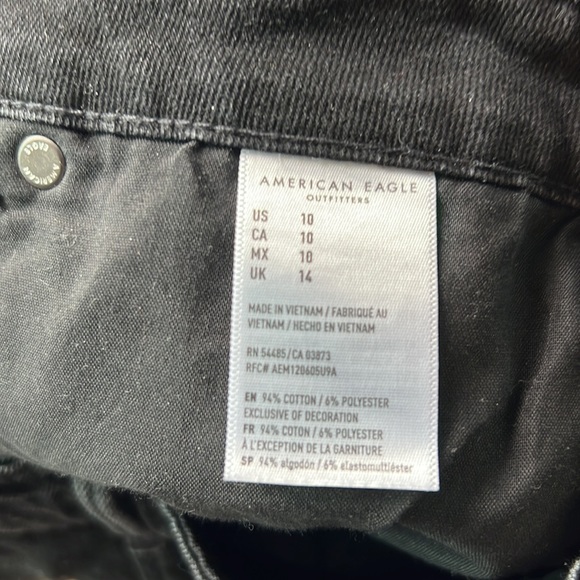 AMERICAN EAGLE black denim skirt - Picture 5 of 5